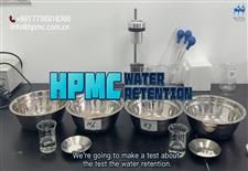 HPMC (test de rétention d'eau)